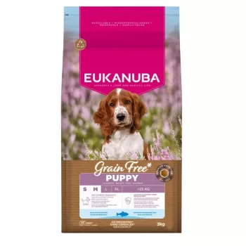 Sucha karma dla psa EUKANUBA Puppy & Junior Small/Medium Breed bezzbożowa Fish, 3 kg