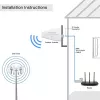 Zewnętrzna antena 4G/5G LTE QOLTEC 9 dBi, złącze N żeńskie, kabel 3 m