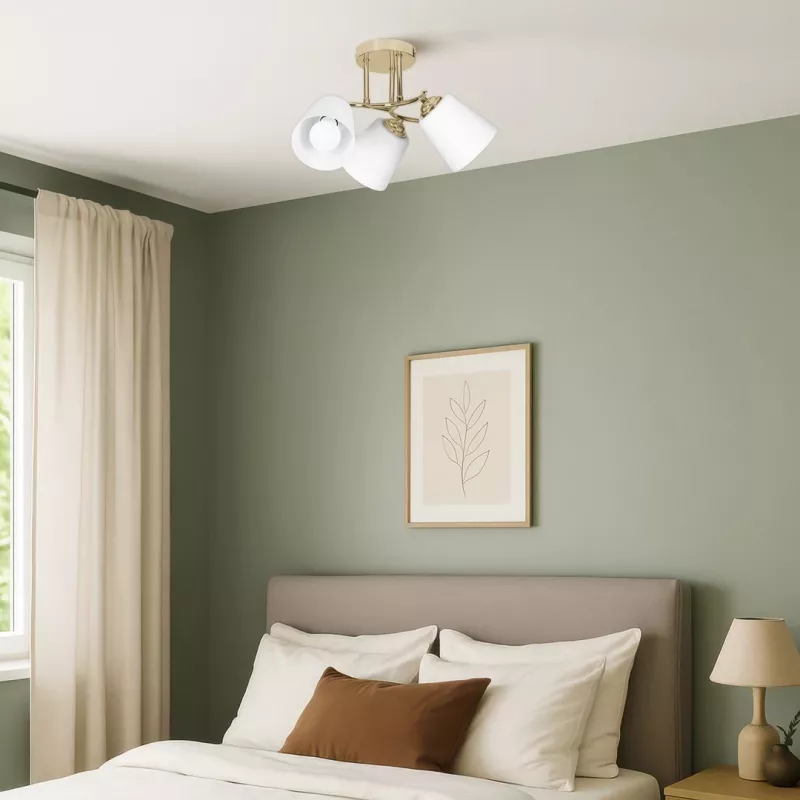 Activejet AJE-EMILY 3P GOLD E27 lampa wisząca 3x40W