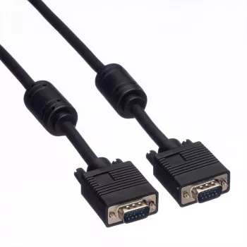 Kabel VGA ROLINE HQ 10m M/M z ferrytem