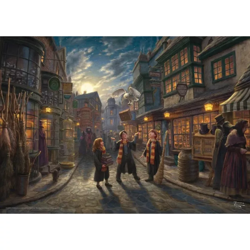 Thomas Kinkade Studios Wizarding World Harry Potter - Diagon Alley, Puzzle 1000 części