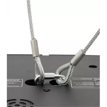EUROLITE Linka bezpieczeństwa A 4x1000mm do 15kg czarna (58010344)