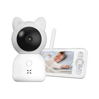 XENON X7202 Inteligentna kamera dla dziecka z monitorem, Wi-Fi, 2,4 GHz, 3 MP, komunikacja dwukierunkowa, SD, Biały