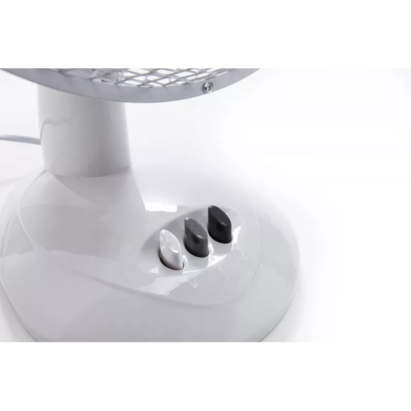 Adler | AD 7302 | Wentylator biurkowy | Biały | Średnica 23 cm | Liczba prędkości 2 | Oscylacja | 60 W | Nie