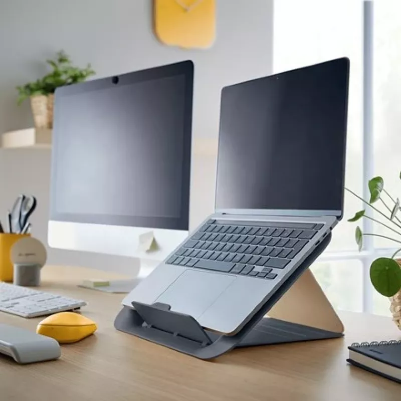 Leitz Ergo Cosy Regulowana podstawa pod laptopa, 80% plastiku z recyklingu