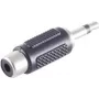 ShiverPeaks BS57030 Złącze przewodowe 3,5 mm czarne ze stali nierdzewnej męski/żeński