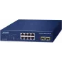 Przełącznik zarządzalny PLANET 8-portowy 10/100/1000T + 2-portowy L2 Gigabit Ethernet