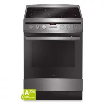 Kuchenka Amica 618CE3.333HTaQ (Xx), Piekarnik elektryczny, płyta ceramiczna, 60 cm