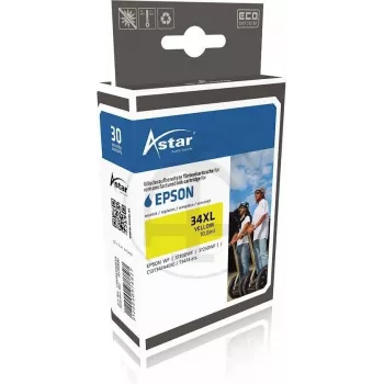 AS700680 ASTAR EPSON WF3720DWF TINTE YE T3474 / 34XL 10,8ml 950Seiten yellow HC (AS700680)