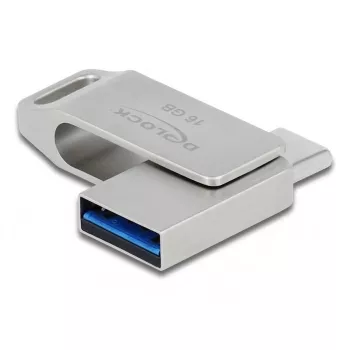 Pendrive DeLOCK 16 GB USB-C Typ-A Obudowa metalowa