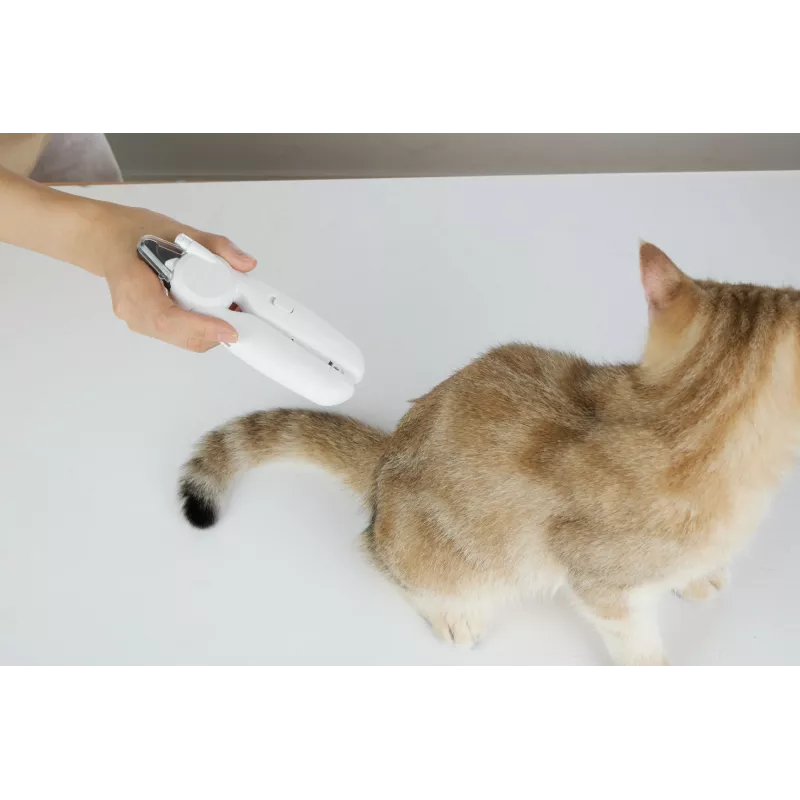 PETKIT PK-N1 Obcinacz do pazurów LED gilotynowy z plastikową rączką