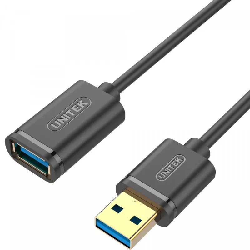 UNITEK Y-C457GBK kabel USB USB 3.2 Gen 1 (3.1 Gen 1) 1 m USB A Czarny