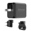 Ładowarka sieciowa Tellur TLL151451 65W, 3-portowa (2x USB-C, 1x USB-A)