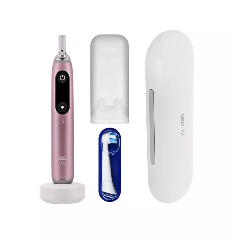 Oral-B iO9 Series 9 elektryczna szczoteczka do zębów, różowy kwarc