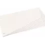 herlitz Przekładki, trapezowe, karton manila, biały do DIN A4, perforowane, 120 x 230 mm, dla lepszej organizacji (10838506)