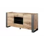 Cama komoda WOOD dąb wotan/antracyt