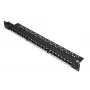 Patchpanel Extralink 24-port U/UTP (UTP) modułowy, 1U, czarny, szerokość 482,6 mm