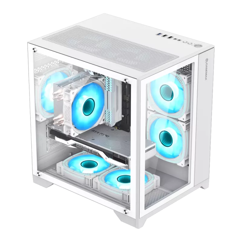 Gamemax | Obudowa | INFINITY MINI WH | M-ATX