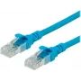 ROLINE - Kabel krosowy - RJ-45 (M) do RJ-45 (M) - 30 cm - UTP - CAT 6 - Bezhalogenowy, Wtryskiwany, Linka - Niebieski (21.15.2944)
