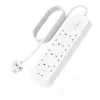Ogranicznik przepięć SurgePlus 8x schuko 2xUSB-C 900J 2m