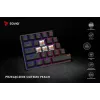 Mechaniczna klawiatura gamingowa SAVIO CzarnyOUT X2 PEACH — 61 klawiszy 60% QWERTY, RGB LED, hot-swap, USB Typ-A/Typ-C, odłączany kabel