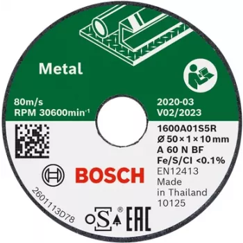Bosch 1 600 A01 S5Y akcesorium do szlifierki kątowej Tarcza tnąca