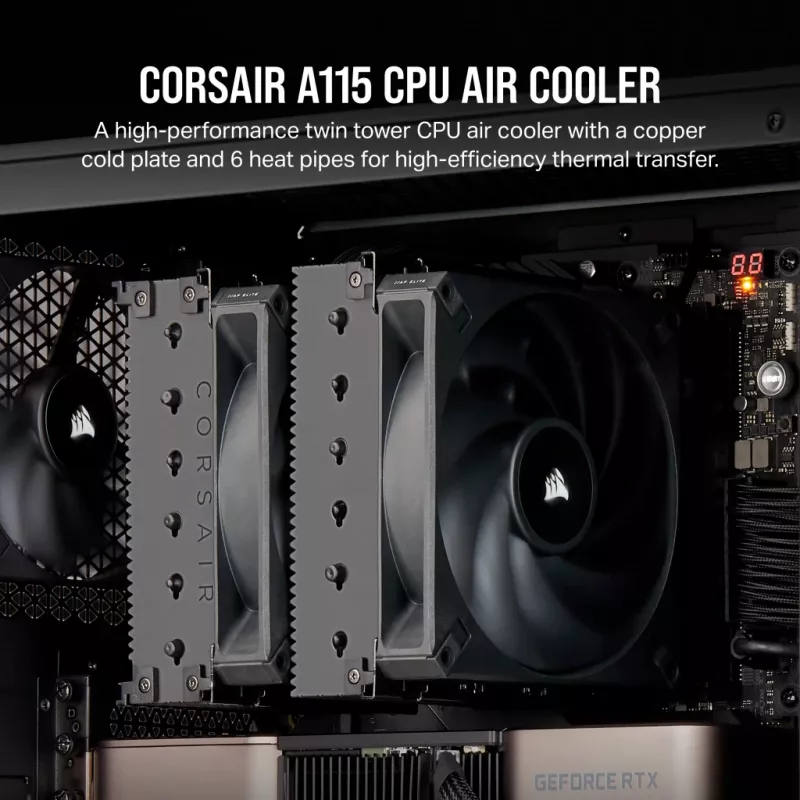 CORSAIR A115 Wieżowe Chłodzenie Procesora Powietrzne