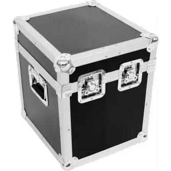 Flight case Roadinger 30126708 ze sklejki, czarno-srebrny, 7.3 kg