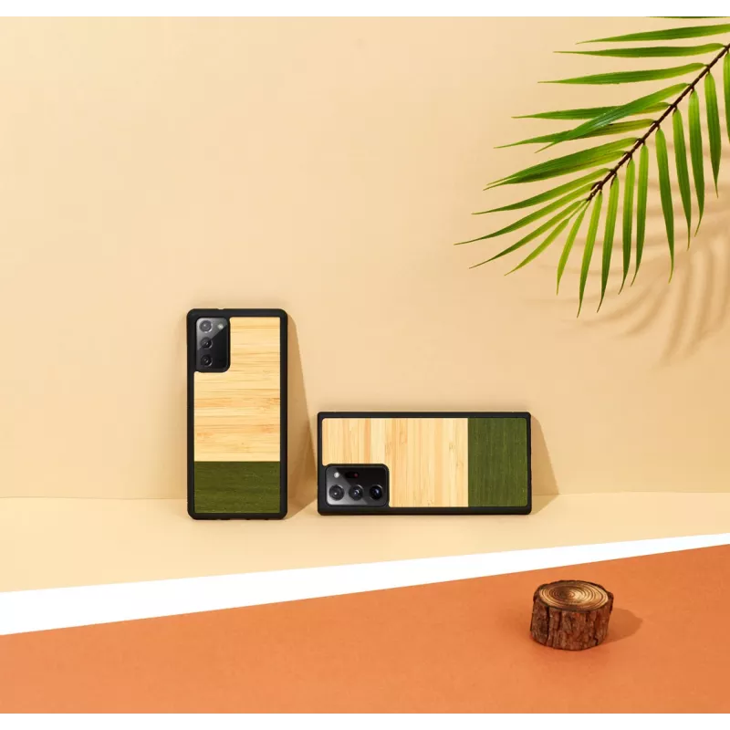 Etui ochronne na telefon Man and Wood Galaxy Note 20 — bamboo forest Czarny