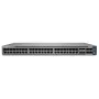 Juniper EX4100 48-Port 10/100/1000BaseT PoE+, 4x 10G SFP+ Uplink ports, 4x 25G SFP28 Stacking/Uplink ports, redundant fans, 1 AC PSU JPSU-920-AC-AFO included (optics sold separately) with Standard SW. TAA Compliant. (EX4100-48P)