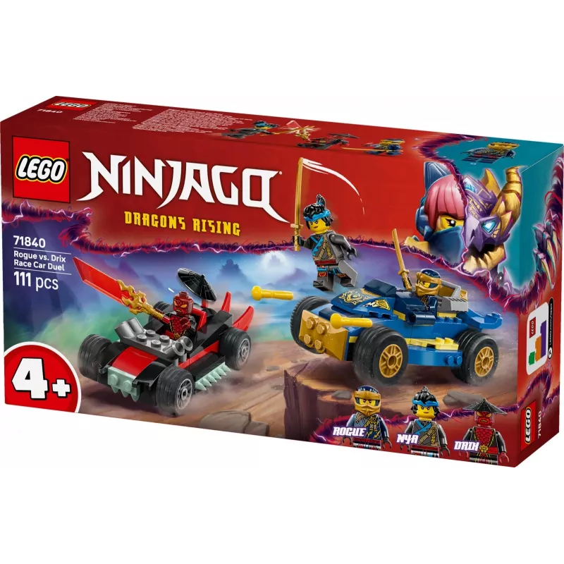 Klocki Ninjago 71840 Wyścigowy Pojedynek Rogue vs Drix