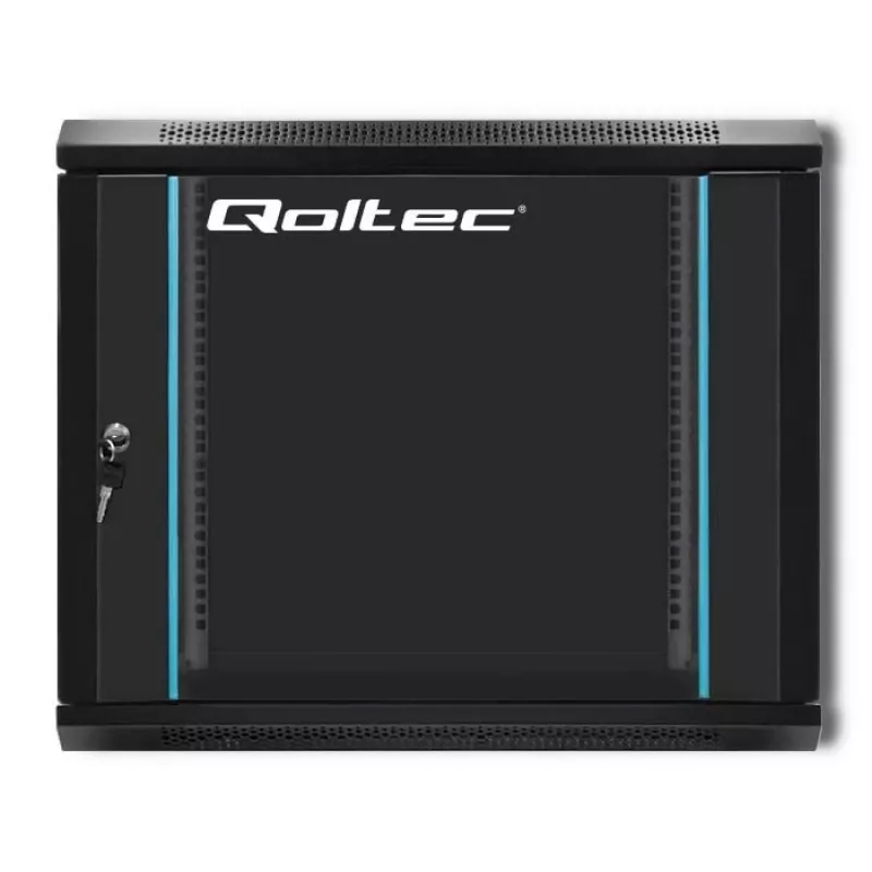Szafa rack sieciowa QOLTEC 9U model 54466 — otwarta rama 9U do montażu serwerów/szaf rack
