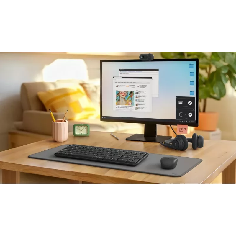 Bezprzewodowy zestaw klawiatura i mysz Logitech MK250 Compact