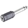 ShiverPeaks BS57001 Złącze przewodowe 6,3 mm 3,5 mm Czarny Stal nierdzewna