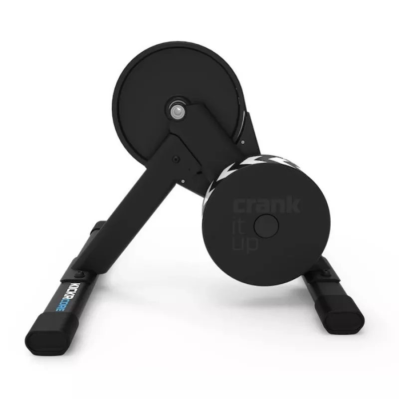 Trenażer inteligentny Wahoo KICKR CORE 2 — trenażer rowerowy magnetyczny, napęd paskowy, maks. 1800 W, kompatybilny z kasetą 11-rzędową, Bluetooth/Wi‑Fi/ANT+