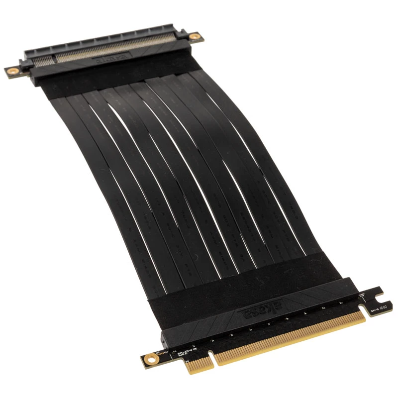 Kabel Riser Akasa RISER Czarny X2 Premium PCIe 3.0 x16 20 cm