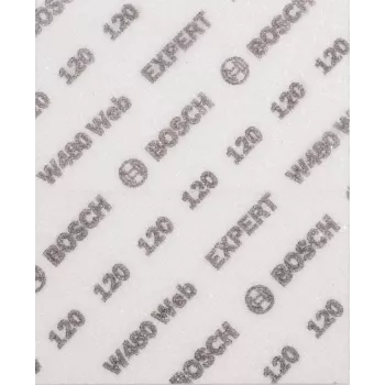 Abrasive Sanding Sheet Bosch Handschleifblatt W480 Web 1/4 G320 115x140 mm 10-pack