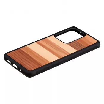 Etui ochronne na telefon man and wood Galaxy S20 Ultra — wykończenie czarne drewno