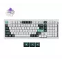 Mechaniczna bezprzewodowa klawiatura Keychron Q5 RGB biała obudowa, układ z możliwością wymiany przełączników na gorąco, kompaktowa forma 75%
