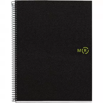 Miquelrius Notepad Polyproylen Rec. A4 80 arkuszy czarny (dostawa frachtowa)