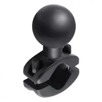 RAM Mounts Rail Clamp Ball Base do rur 1,25 inch – 1,875 inch, czarne aluminium