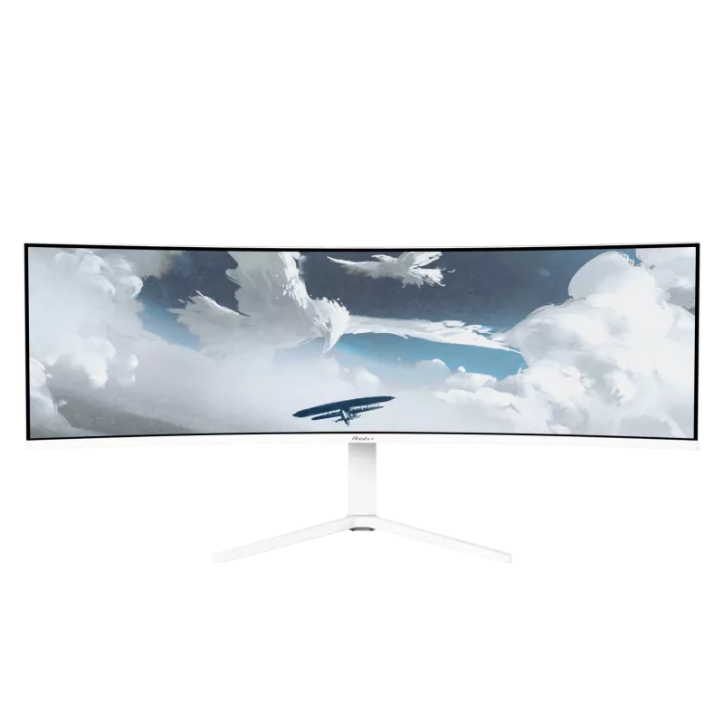 Curved monitor Arozzi Nova 49 inch (124.5 cm) Dual QHD 5120×1440 LED VA, 32:9, 4 ms, USB hub, speakers, biały