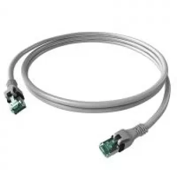Sacon EasyLan DualBoot PushPull - Kabel krosowy - RJ-45 (M) do RJ-45 (M) - 1 m - STP - CAT 6a - IEEE 802.5/IEEE 802.3 - Formowany - Szary (CPP1OAAAAA0010)