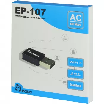 Karta sieciowa Inter-Tech 88883056 WLAN Bluetooth 600 Mbit/s