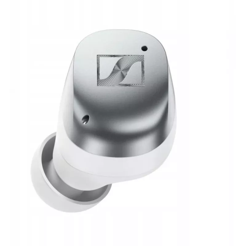 SENNHEISER Momentum MTW4 Bezprzewodowe douszne słuchawki sportowe Bluetooth z redukcją szumów - białe i srebrne
