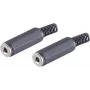 Łącznik przewodowy ShiverPeaks BS51310-2 2.5 mm Czarny Żeński