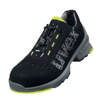 Buty ochronne Uvex 8543.8 S1 SRC męskie dla dorosłych czarne PU mikro welur