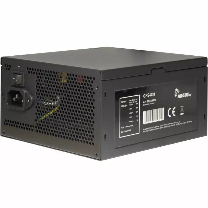 Zasilacz Inter-Tech Argus GPS-800 800W, 80+ Gold, ATX, 14cm Wentylator