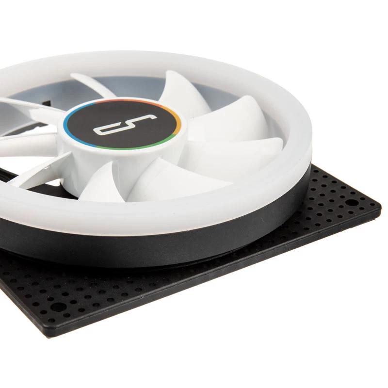 Wentylator Cryorig Crona X 120 mm biały — 400–1700 RPM, 60,6 CFM, 2,65 mmH2O