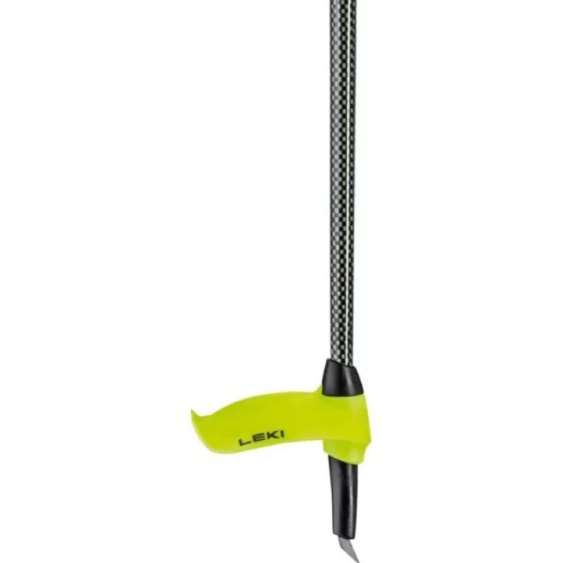 Kijki do nordic walking Leki Guide 2 — aluminium, maksymalna długość 150 cm, waga 271 g, pasek zabezpieczający Lock Security Strap Nylon, średnica trzonka Ø1,6 cm, czarny